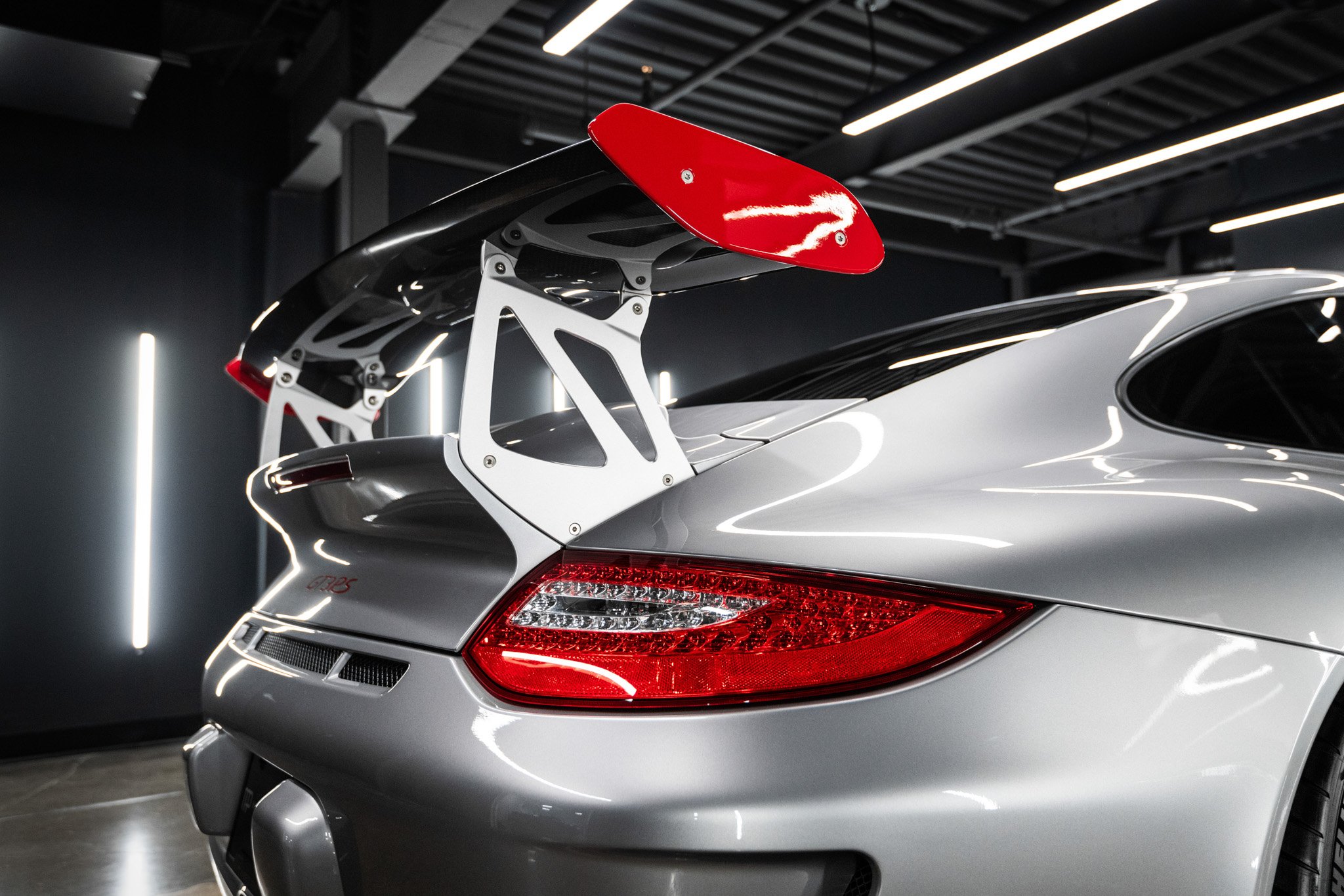 2010 porsche gt3rs in gt silver metallic