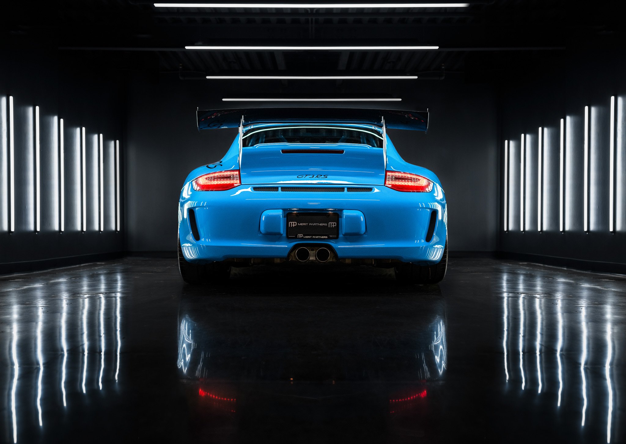 2011 Porsche GT3RS in Riviera Blue