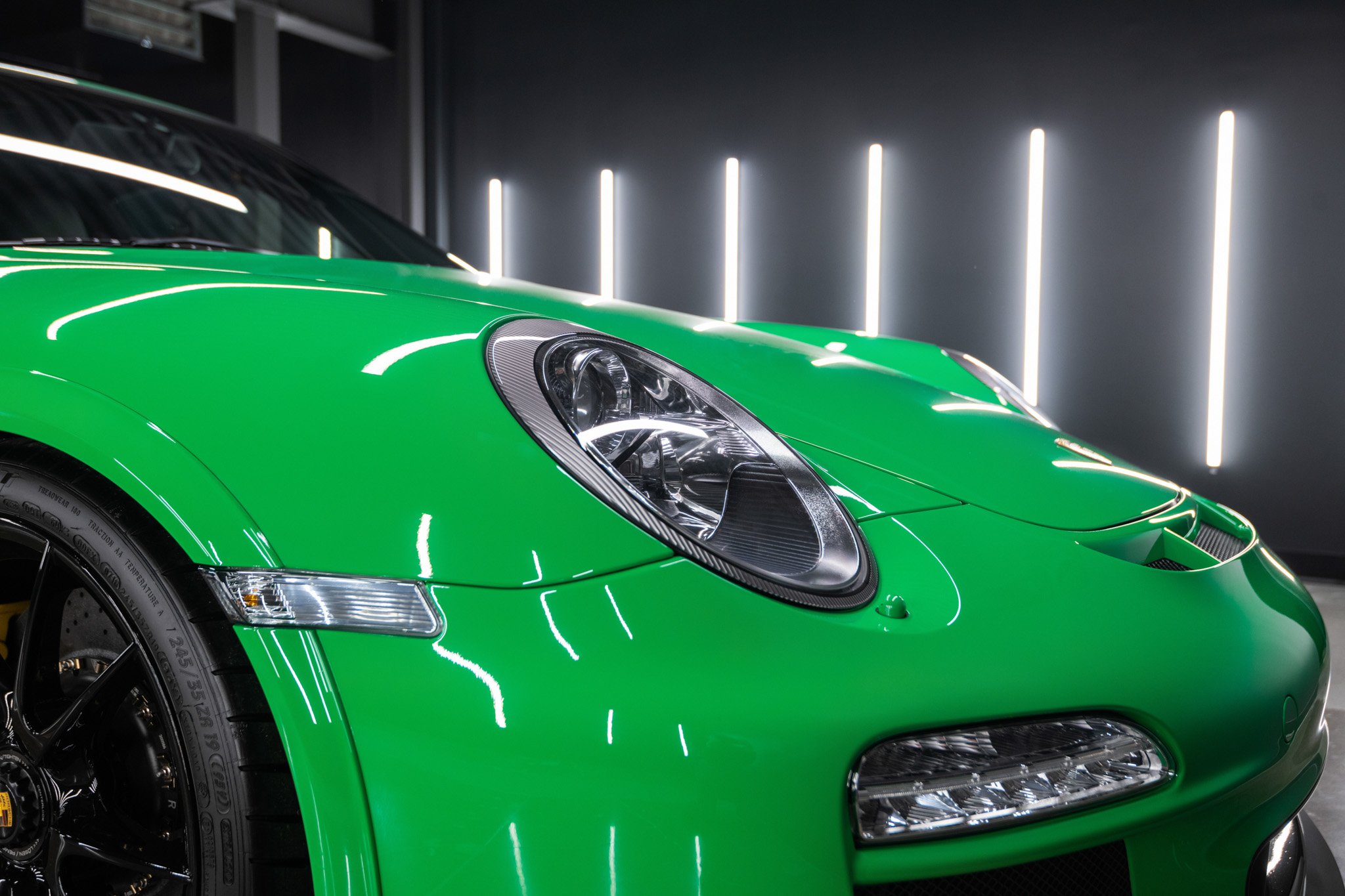 2011 Porsche GT3RS in RS Green