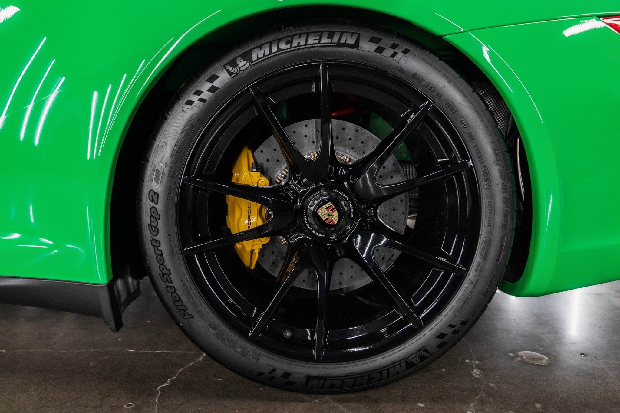 2011 Porsche GT3RS in RS Green